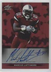 Marcus Lattimore [Red Autograph] #BA-ML1 Football Cards 2013 Leaf Metal Draft Prices