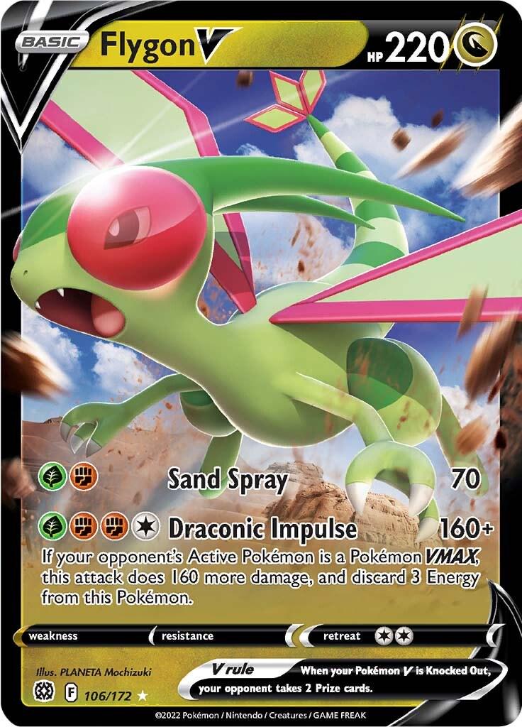 Flygon V #106 Pokemon Brilliant Stars