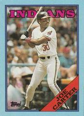 Joe Carter Baseball Cards 1988 Topps Box Panels Hand Cut Prices