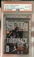 Vince Carter [Purple Explosion] Basketball Cards 2020 Panini Hoops SLAM Prices