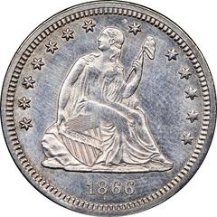 1866 Coins Seated Liberty Quarter Prices
