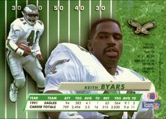Back Of Card | Keith Byars Football Cards 1992 Ultra