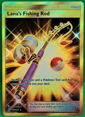 Pokemon Lana's Fishing Rod Secret Rare 266/236 SM Cosmic Eclipse 