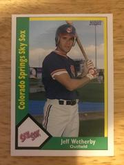 Jeff Wetherby #22 Baseball Cards 1990 CMC Colorado Springs Sky Sox Prices