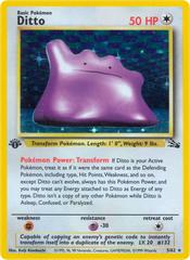 Ditto [1st Edition] #3 Pokemon Fossil Prices