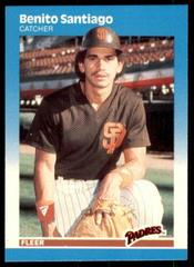 Benito Santiago Baseball Cards 1987 Fleer Glossy Prices