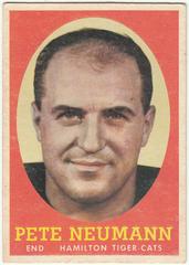 Pete Neumann Football Cards 1958 Topps CFL Prices