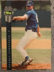 Rodney Henderson #306 Baseball Cards 1992 Classic 4 Sport Prices
