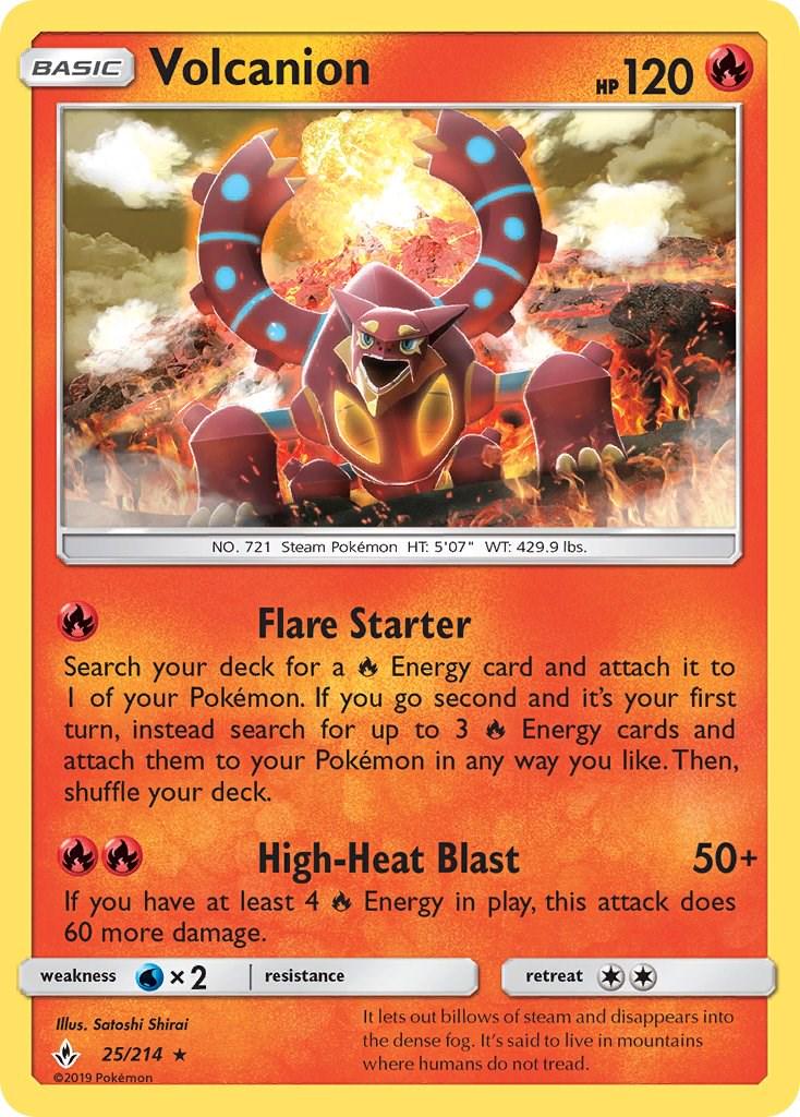 Volcanion #25 Pokemon Unbroken Bonds