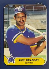 Phil Bradley #96 Baseball Cards 1986 Fleer Mini Prices