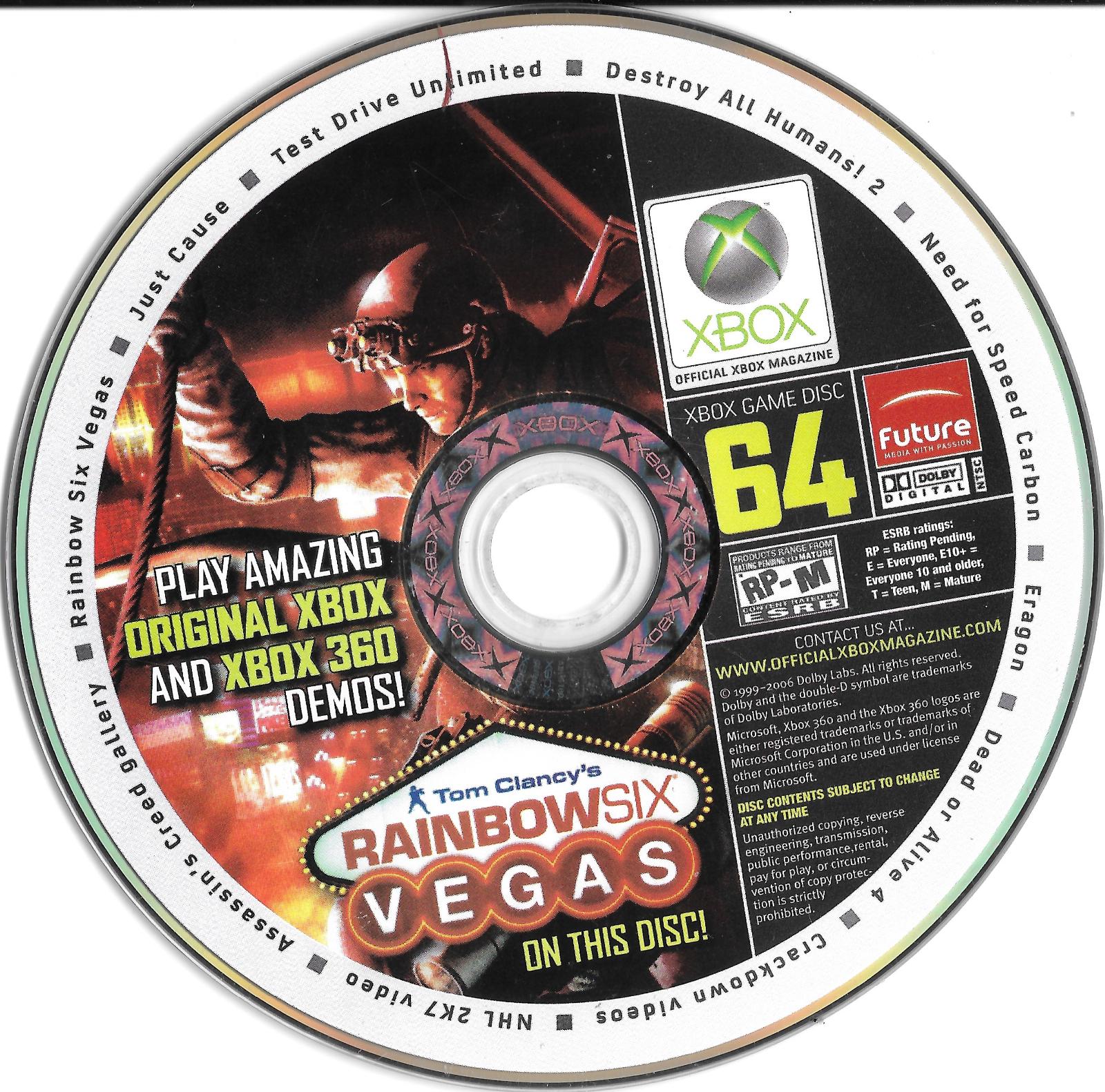 Official Xbox Magazine Demo Disc 64 Prices Xbox 360 | Compare Loose ...