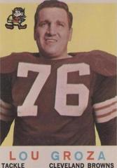 Lou Groza Football Cards 1959 Topps Prices