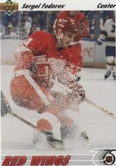 Sergei Fedorov #144 Hockey Cards 1991 Upper Deck Prices