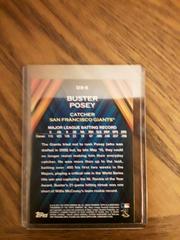 Reverse Side | Buster Posey Baseball Cards 2011 Topps Diamond Stars