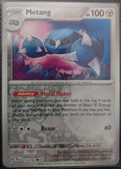 Metang [Reverse Holo] #114 Pokemon Temporal Forces Prices