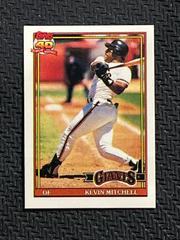 Kevin Mitchell #40 Baseball Cards 1991 Topps Micro Prices