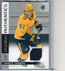 Dante Fabbro Hockey Cards 2019 SP Prices