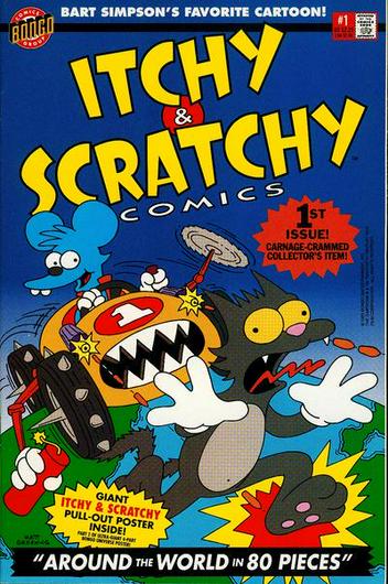 Itchy & Scratchy Comics #1 (1993) Cover Art