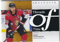 Erik Karlsson #TT-EK Hockey Cards 2021 Upper Deck Artifacts Threads of Time Prices