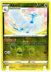 Altaria [Reverse Holo] #106 Pokemon Evolving Skies Prices