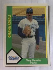 Tony Ferreira Baseball Cards 1990 CMC Omaha Royals Prices