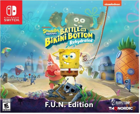 SpongeBob SquarePants Battle for Bikini Bottom Rehydrated [Fun Edition] Nintendo Switch