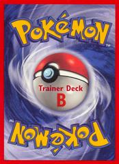 Back Of Card | Water Energy [Trainer Deck B] Pokemon Base Set
