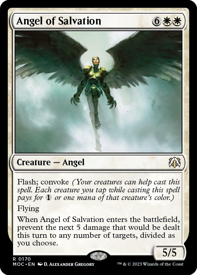 Angel of Salvation #170 Magic March of the Machine Commander