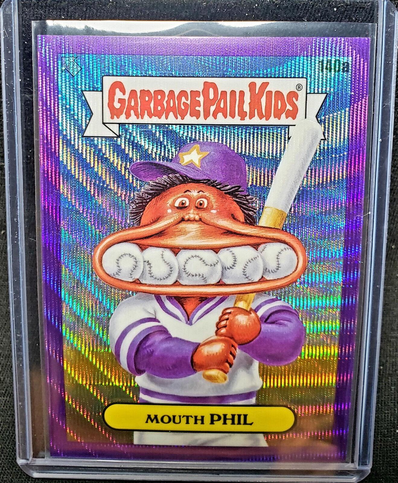 MOUTH PHIL [Purple Wave] #140a Prices | 2021 Garbage Pail Kids Chrome ...