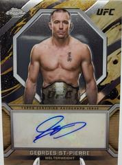 Georges St-Pierre #MOC-GSP Ufc Cards 2024 Topps Chrome UFC Marks of Champions Autograph Prices