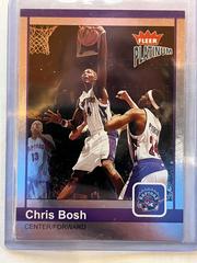 Chris Bosh [Platinum Finish] #188 Basketball Cards 2003 Fleer Platinum Prices