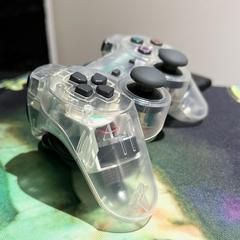 Left-Side Profile | Crystal Dual Shock Controller Playstation 2