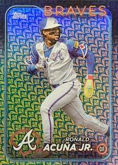 Ronald Acuna Jr. [Holiday] #1 Baseball Cards 2024 Topps Prices