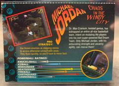 Card Back | MICHAEL JORDAN 1994 Upper Deck [Nintendo Chaos In The Windy City] Basketball Cards 1994 Upper Deck Nintendo