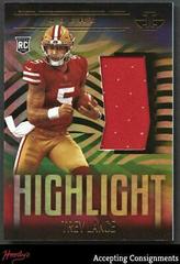 Trey Lance #HS-TRL Football Cards 2021 Panini Illusions Highlight Swatches Prices