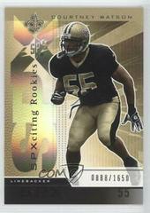 Courtney Watson #147 Football Cards 2004 Spx Prices