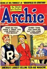 Archie #71 (1954) Comic Books Archie Prices