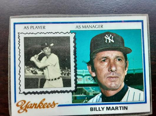 Billy Martin #721 photo