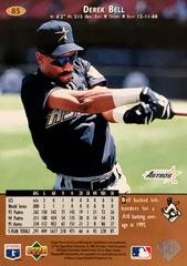 Rear | Derek Bell Baseball Cards 1996 Upper Deck