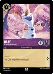 Olaf - Friendly Snowman #52 Lorcana First Chapter Prices