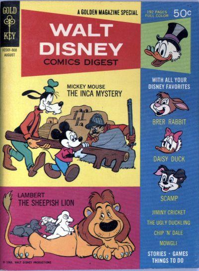 Walt Disney Comics Digest #3 (1968) Comic Books Walt Disney Comics Digest