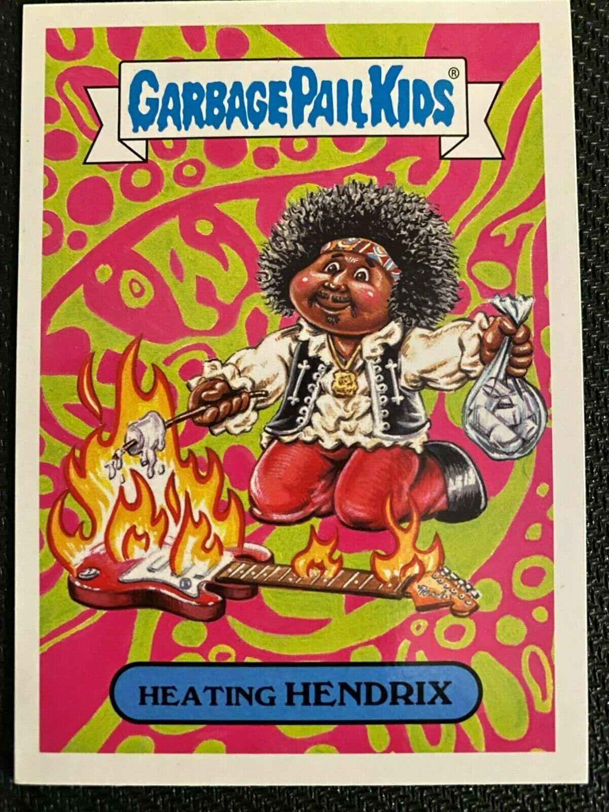 Heating HENDRIX #9b Garbage Pail Kids Battle of the Bands