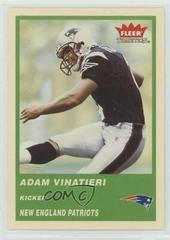 Adam Vinatieri [Green] #78 Football Cards 2004 Fleer Tradition Prices