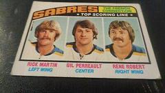 French Connection [Martin, Perreault, Robert] #214 Hockey Cards 1976 Topps Prices