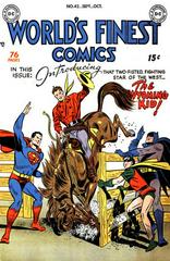 World's Finest Comics #42 (1949) Comic Books World's Finest Comics Prices
