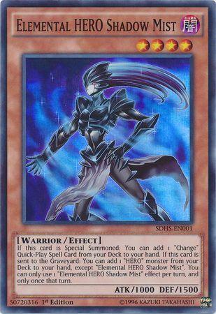 Elemental HERO Shadow Mist [1st Edition] SDHS-EN001 YuGiOh Structure Deck: HERO Strike