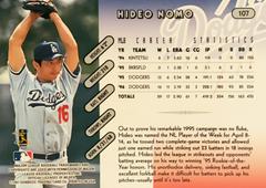 Rear | Hideo Nomo Baseball Cards 1997 Panini Donruss Team Set