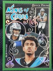 Bryce Young [Emerald] #16 Football Cards 2023 Panini Illusions King of Cards Prices