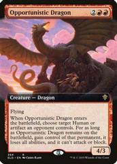 Opportunistic Dragon [Extended Art] Magic Throne of Eldraine Prices