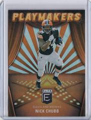 Nick Chubb #PM-18 Football Cards 2022 Panini Donruss Elite Playmakers Prices